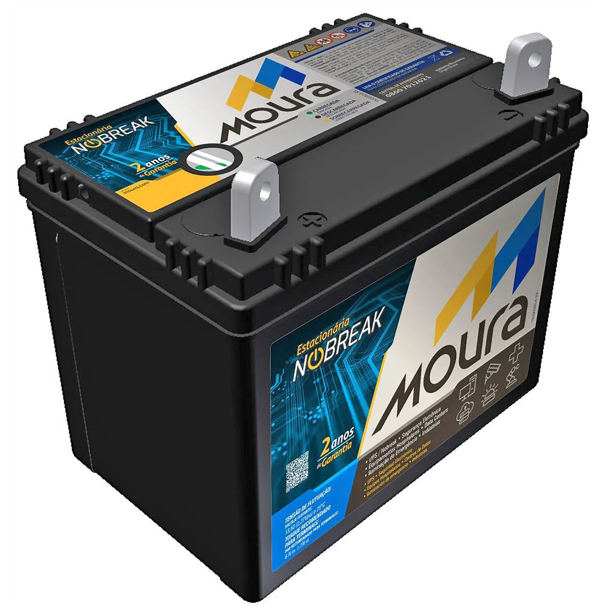 Bateria moura para nobreaks