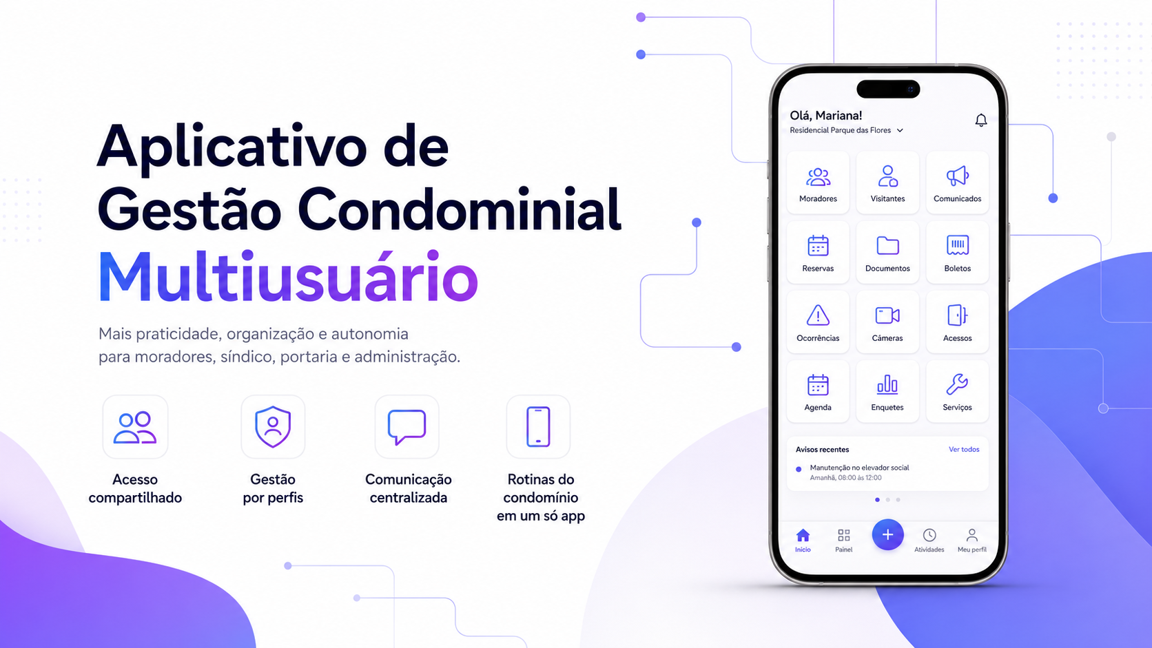 Aplicativo de Gestão Condominial Multiusuário
